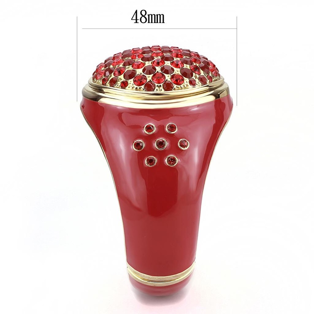 Elegant Red and Gold Women's Bangle - Picture 4 of 6